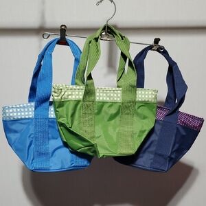 Stylish Multi-Color Tote Makeup Personals Bag Set Small